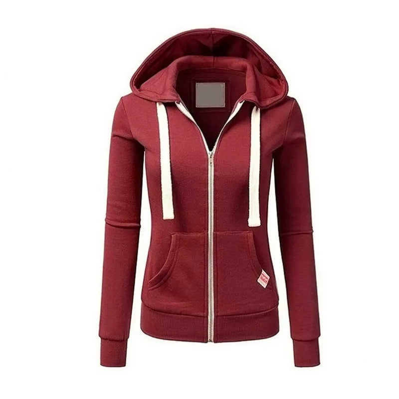 Samantha - Dames hoodie met rits