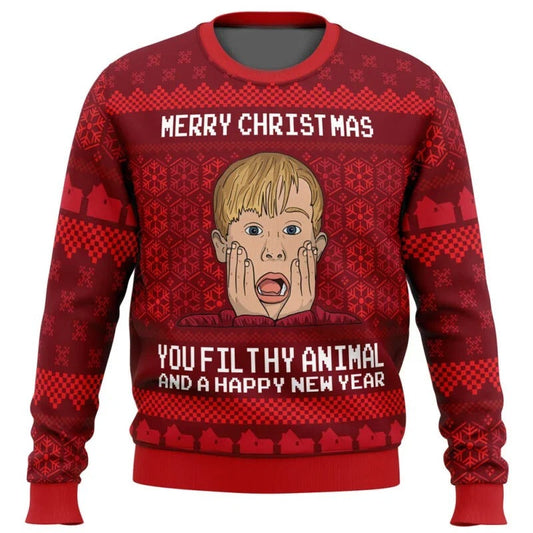 Janie - Kersttrui met anime print - Unisex