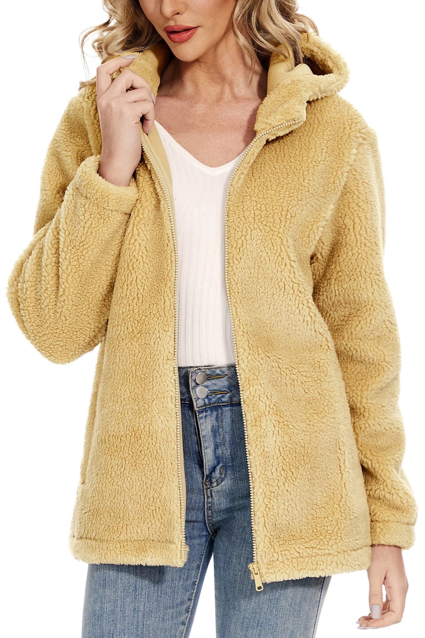 Eldora - Comfortabele Furry Hoodie voor Vrouwen