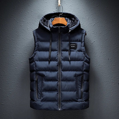 Boudin Bodywarmer | Casual Hooded Bodywarmer for men