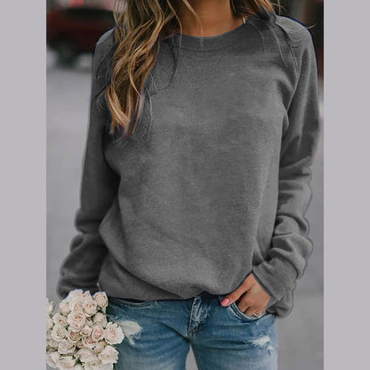 Sharon | Elegant en Comfortabel Sweatshirt Met Ronde Halslijn