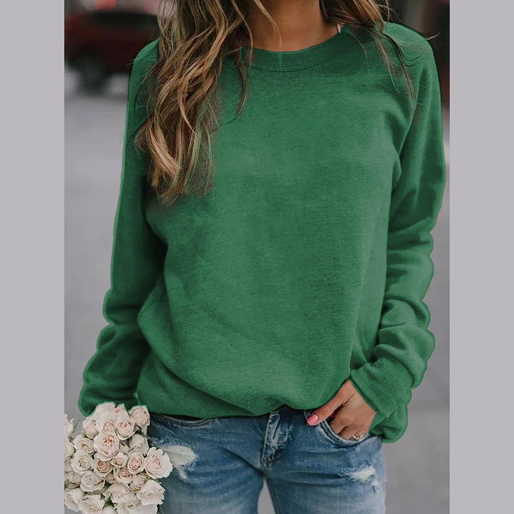 Sharon | Elegant en Comfortabel Sweatshirt Met Ronde Halslijn