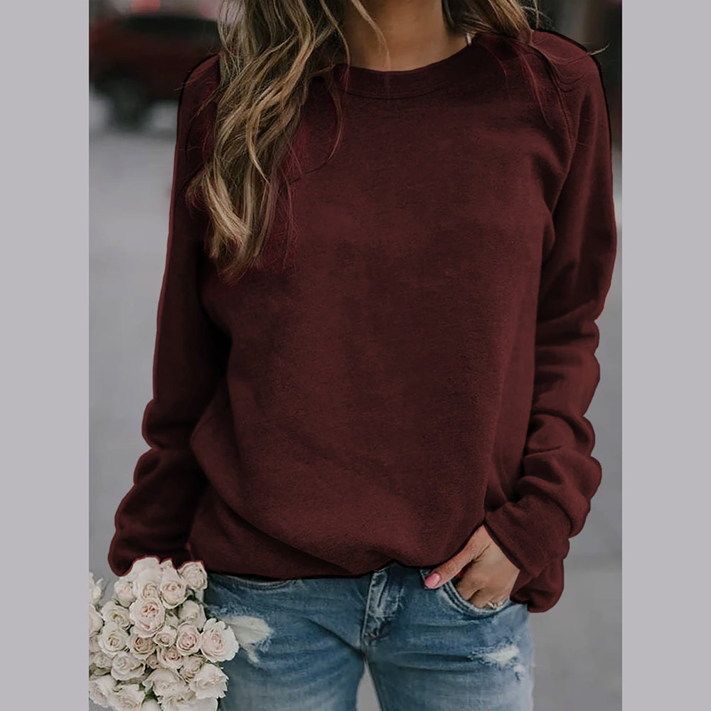 Sharon | Elegant en Comfortabel Sweatshirt Met Ronde Halslijn