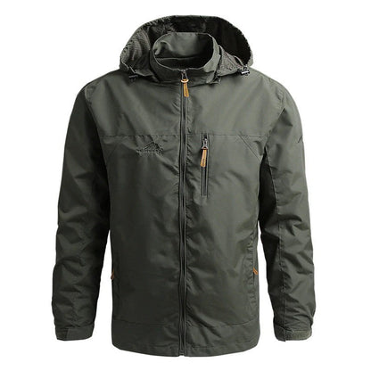 Elegant waterdicht softshell jack met capuchon voor heren | Perfect voor buitenactiviteiten in de herfst/winter