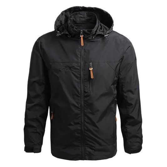 Elegant waterdicht softshell jack met capuchon voor heren | Perfect voor buitenactiviteiten in de herfst/winter