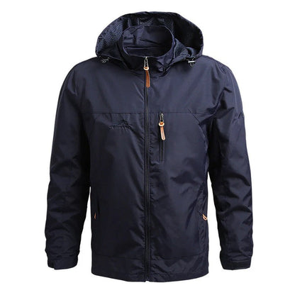 Elegant waterdicht softshell jack met capuchon voor heren | Perfect voor buitenactiviteiten in de herfst/winter