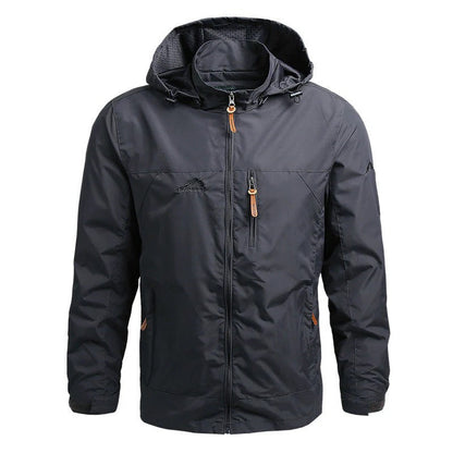 Elegant waterdicht softshell jack met capuchon voor heren | Perfect voor buitenactiviteiten in de herfst/winter