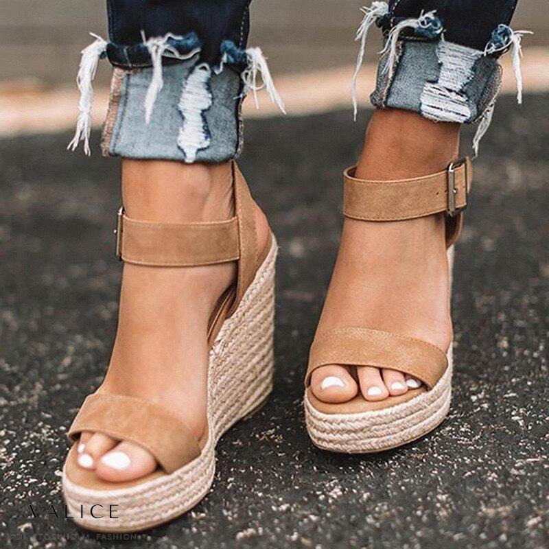 Flo | Wedge Sandalen – Voor Een Trendy Zomerlook