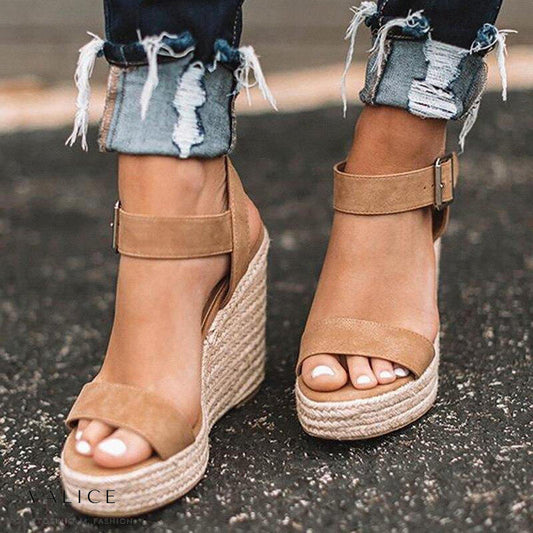 Flo | Wedge Sandalen – Voor Een Trendy Zomerlook