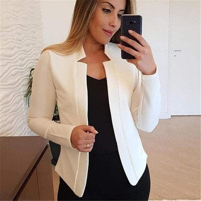 Dames Blazer - Stijlvol - Hoogwaardig Materiaal - Perfect voor Zakelijke en Casual Gelegenheden