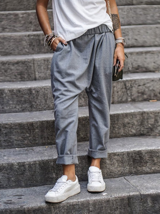 Casual linnen broek