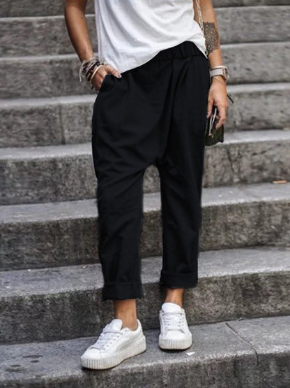 Casual linnen broek