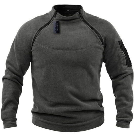 Zacharias Trui | Heren Fleece Zip-Up Trui